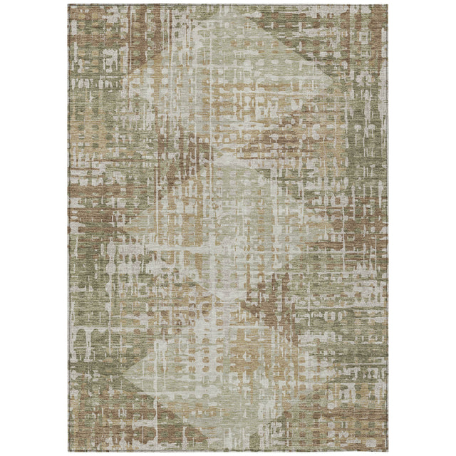 Addison Chantille ACN2116 Geometric Machine Made Transitional Fern Rug