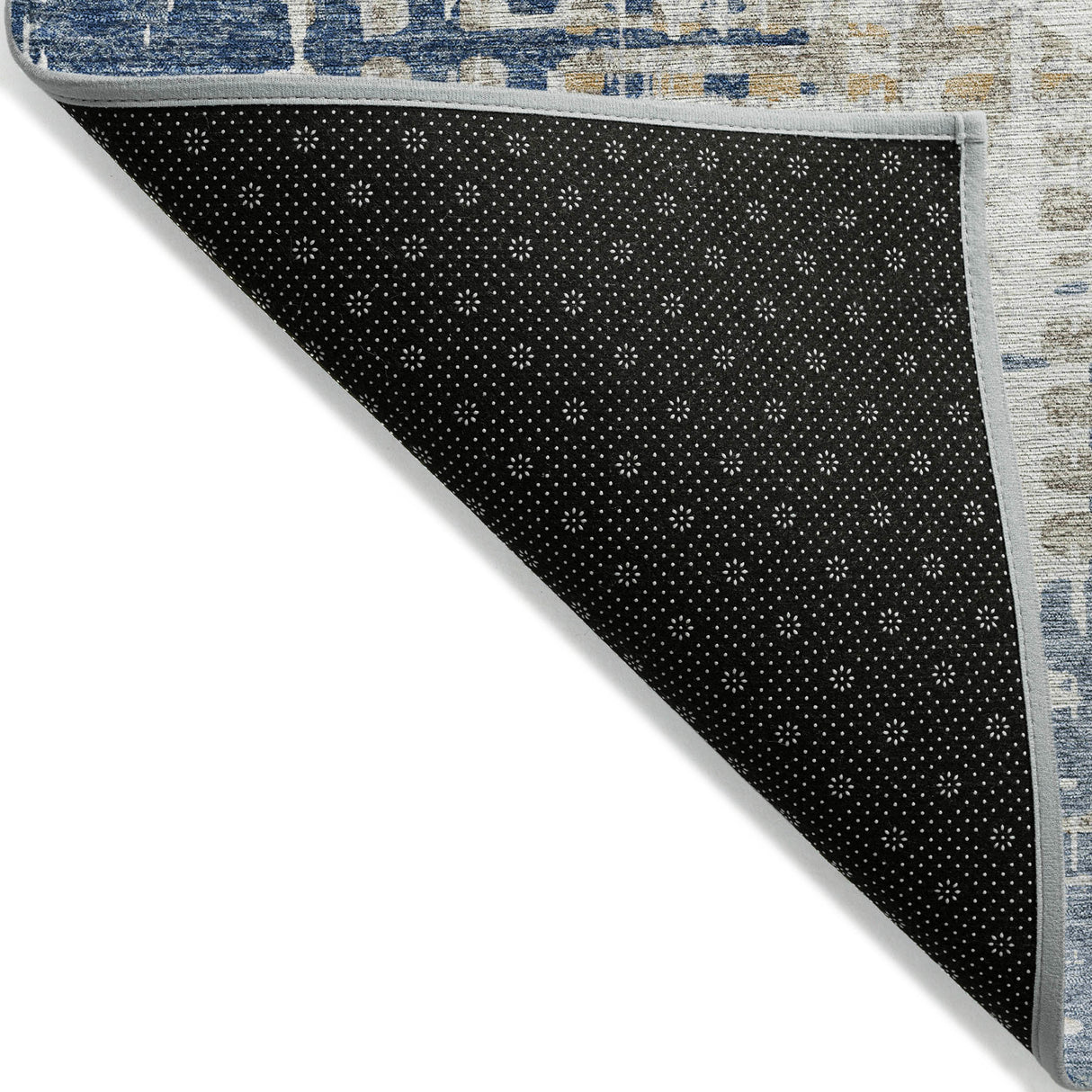 Addison Chantille ACN2116 Geometric Machine Made Transitional Navy Rug