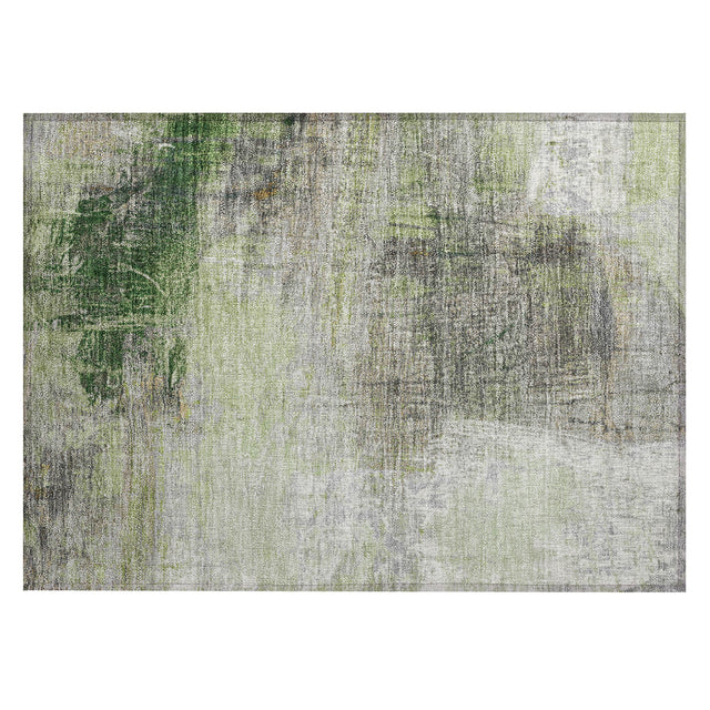 Addison Chantille ACN2117 Abstract Machine Made Transitional Aloe Rug