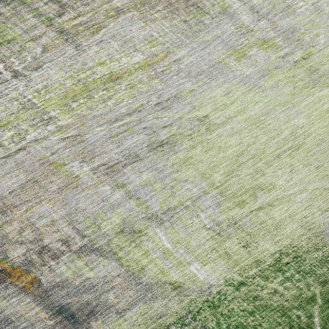 Addison Chantille ACN2117 Abstract Machine Made Transitional Aloe Rug