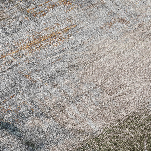 Addison Chantille ACN2117 Abstract Machine Made Transitional Putty Rug