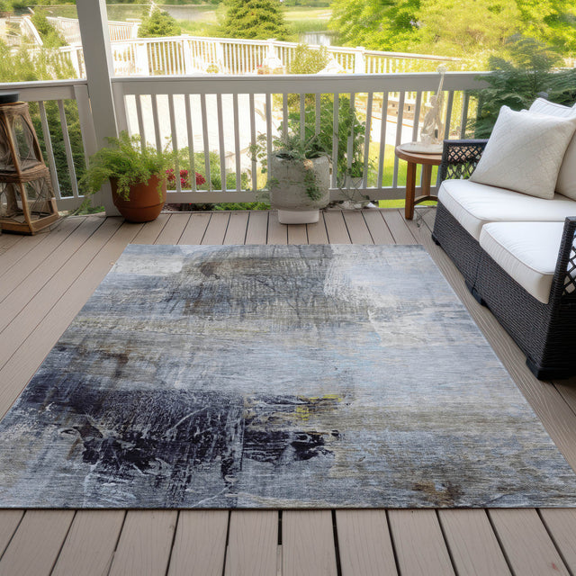 Addison Chantille ACN2117 Abstract Machine Made Transitional Sky Rug