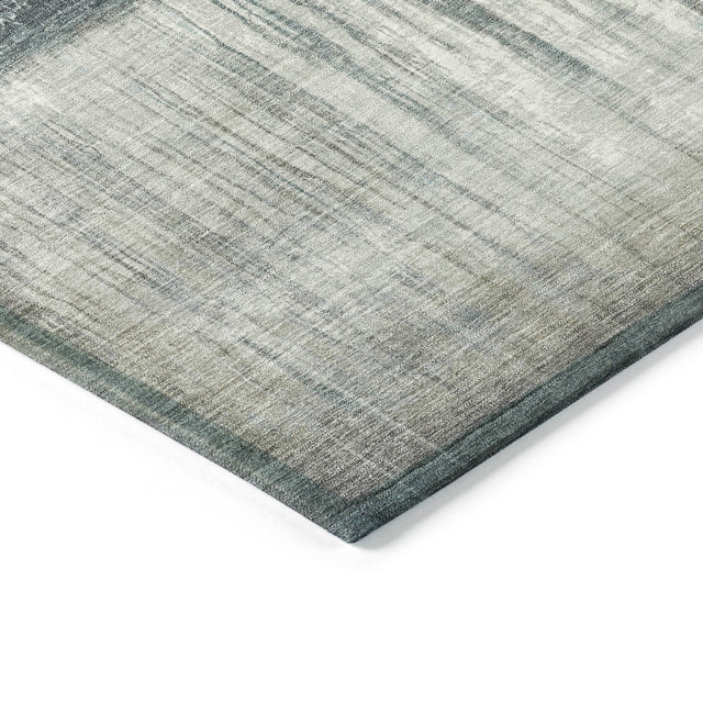 Addison Chantille ACN2118 Abstract Machine Made Transitional Blue Rug