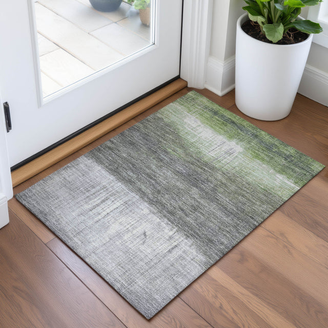 Addison Chantille ACN2118 Abstract Machine Made Transitional Fern Rug