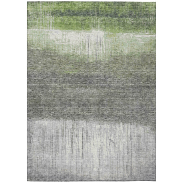 Addison Chantille ACN2118 Abstract Machine Made Transitional Fern Rug