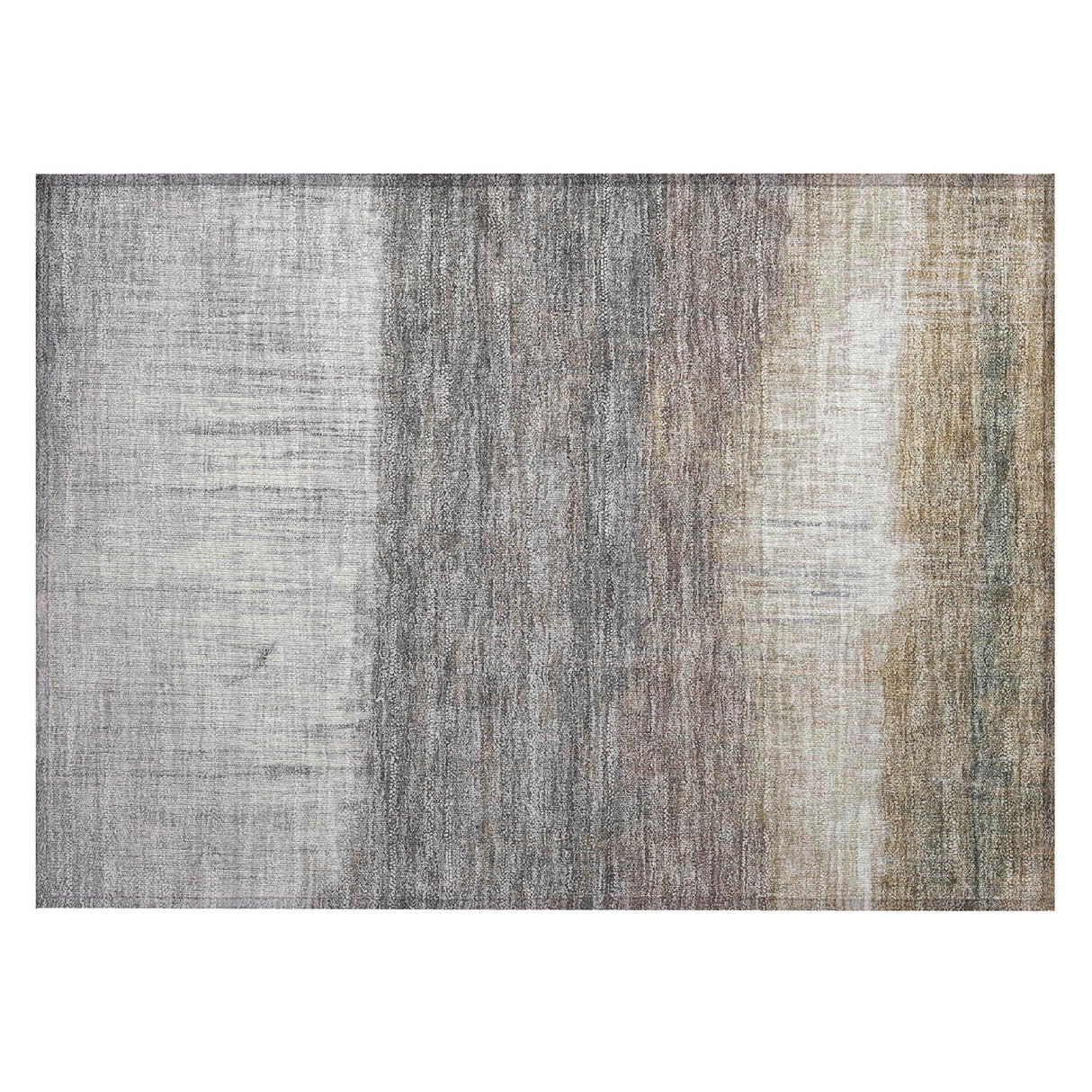 Addison Chantille ACN2118 Abstract Machine Made Transitional Taupe Rug