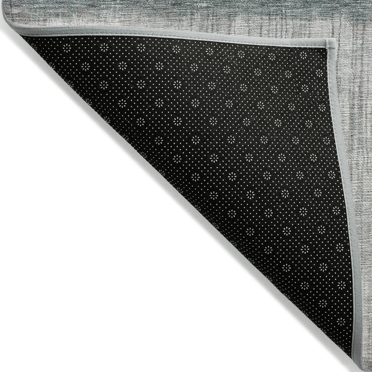 Addison Chantille ACN2118 Abstract Machine Made Transitional Teal Rug