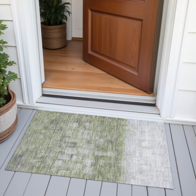 Addison Chantille ACN2119 Abstract Machine Made Transitional Fern Rug