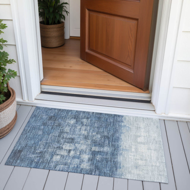 Addison Chantille ACN2119 Abstract Machine Made Transitional Navy Rug