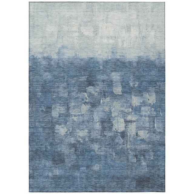 Addison Chantille ACN2119 Abstract Machine Made Transitional Navy Rug