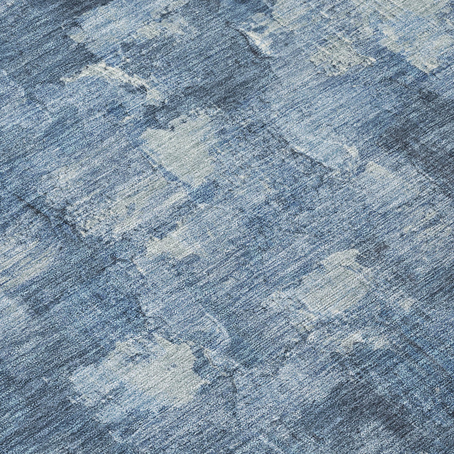 Addison Chantille ACN2119 Abstract Machine Made Transitional Navy Rug