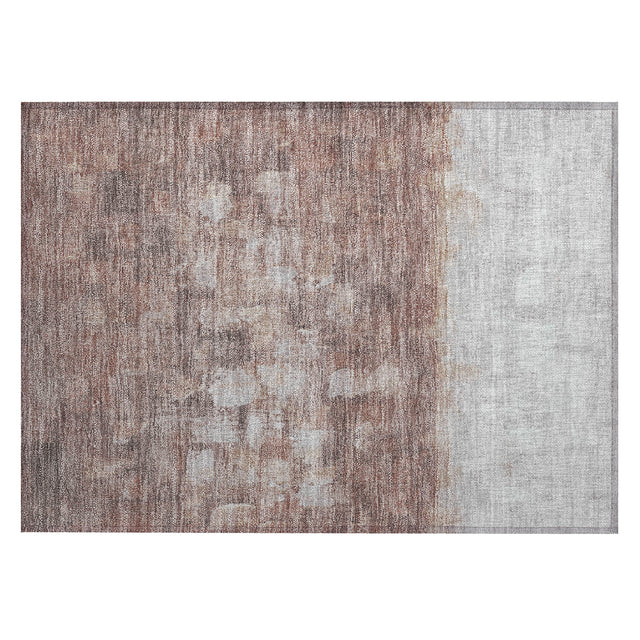Addison Chantille ACN2119 Abstract Machine Made Transitional Paprika Rug
