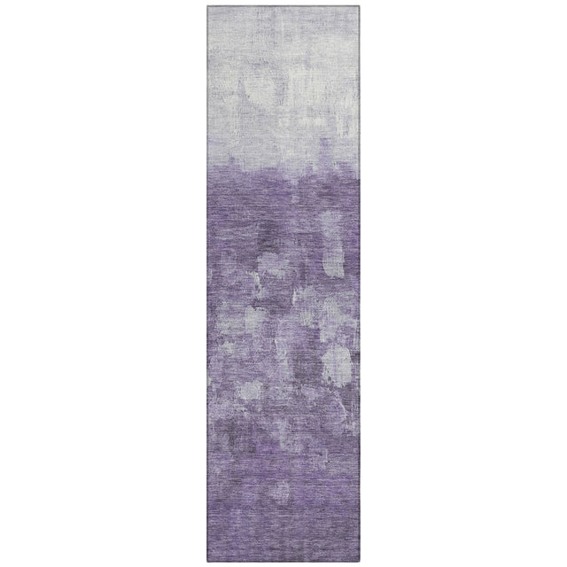 Addison Chantille ACN2119 Abstract Machine Made Transitional Purple Rug