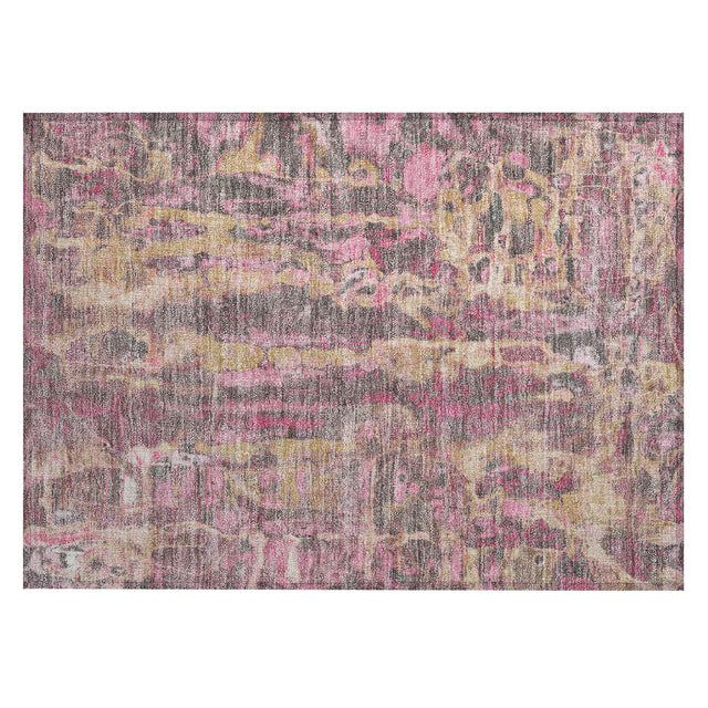 Addison Chantille ACN2120 Abstract Machine Made Transitional Blush Rug