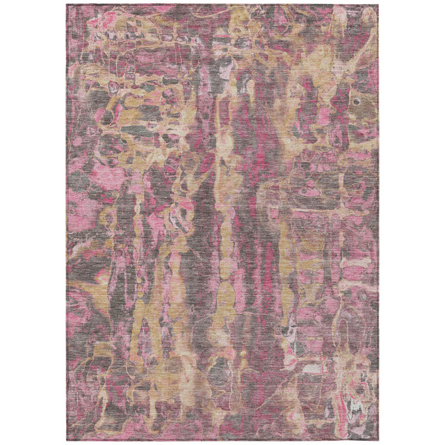 Addison Chantille ACN2120 Abstract Machine Made Transitional Blush Rug