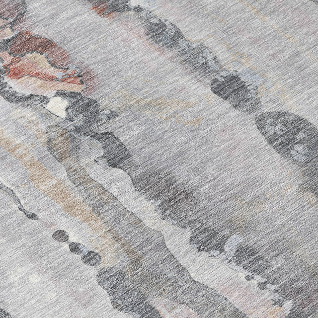 Addison Chantille ACN2120 Abstract Machine Made Transitional Copper Rug