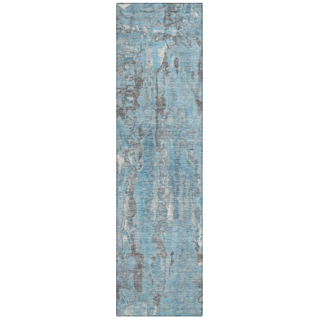 Addison Chantille ACN2120 Abstract Machine Made Transitional Denim Rug