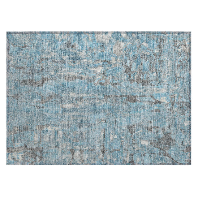 Addison Chantille ACN2120 Abstract Machine Made Transitional Denim Rug