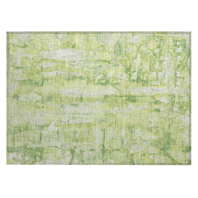 Addison Chantille ACN2120 Abstract Machine Made Transitional Lime Rug
