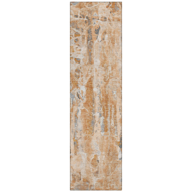 Addison Chantille ACN2120 Abstract Machine Made Transitional Orange Rug