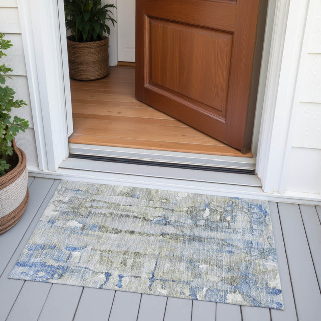 Addison Chantille ACN2120 Abstract Machine Made Transitional Sky Rug