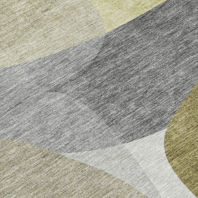 Addison Chantille ACN2121 Blocks Machine Made Transitional Fern Rug