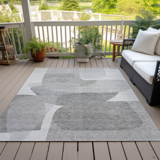 Addison Chantille ACN2121 Blocks Machine Made Transitional Linen Rug