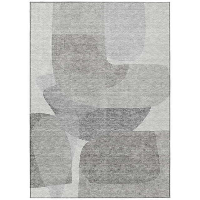 Addison Chantille ACN2121 Blocks Machine Made Transitional Linen Rug