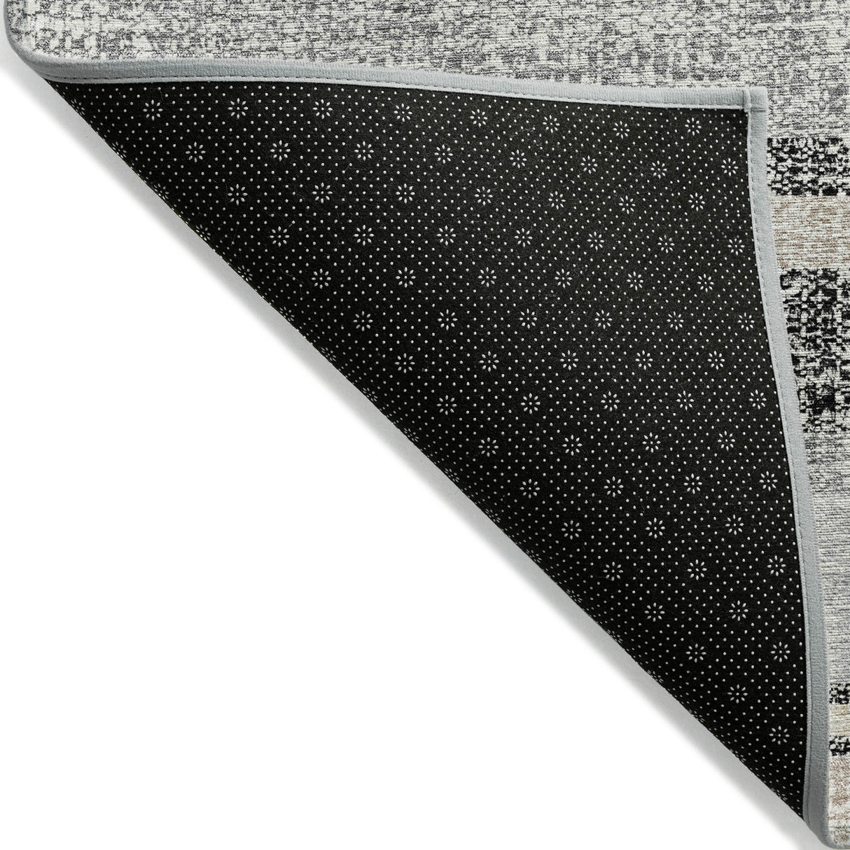 Addison Chantille ACN2122 Stripes Machine Made Transitional Black Rug
