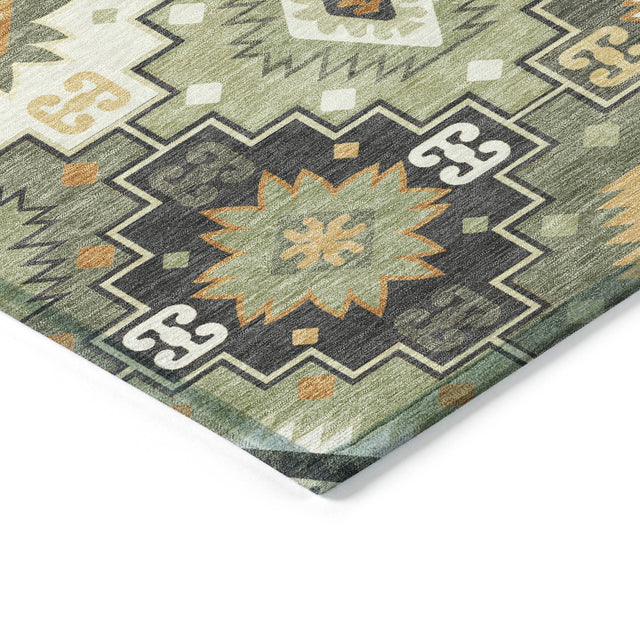 Addison Chantille ACN2123 Ethnic Machine Made Transitional Fern Rug