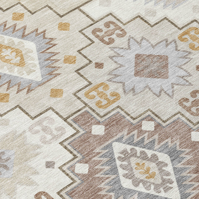 Addison Chantille ACN2123 Ethnic Machine Made Transitional Ivory Rug