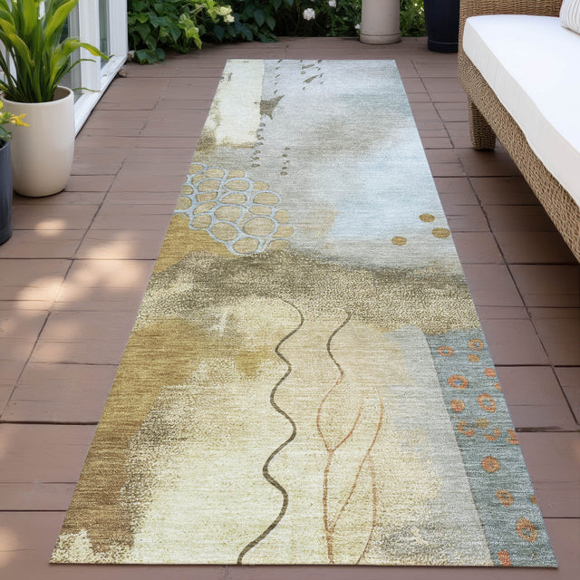 Addison Chantille ACN2127 Modern Machine Made Transitional Brown Rug