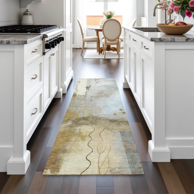 Addison Chantille ACN2127 Modern Machine Made Transitional Brown Rug