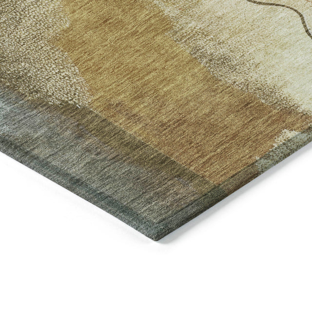 Addison Chantille ACN2127 Modern Machine Made Transitional Brown Rug