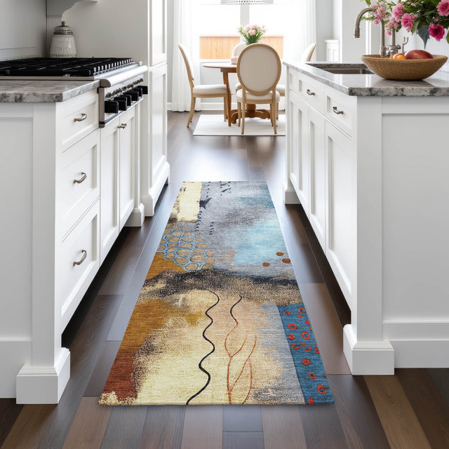 Addison Chantille ACN2127 Modern Machine Made Transitional Copper Rug