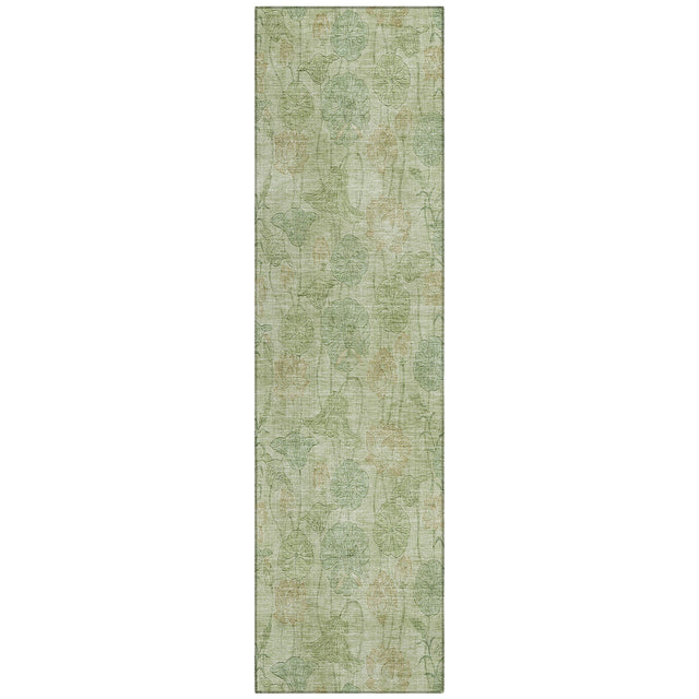 Addison Chantille ACN2128 Floral Machine Made Transitional Sage Rug