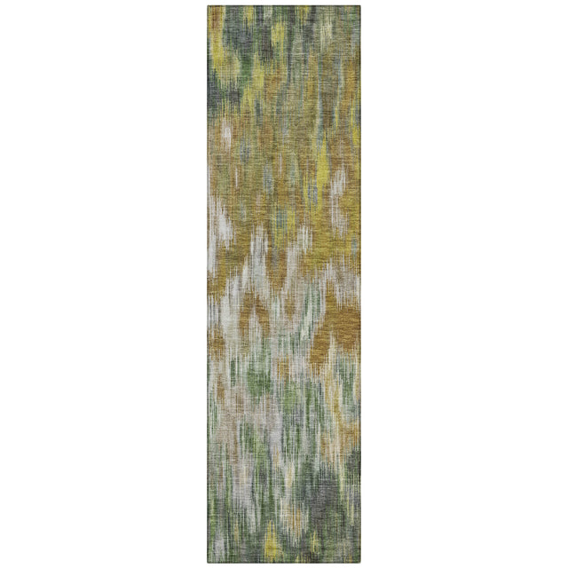 Addison Chantille ACN2129 Abstract Machine Made Transitional Brown Rug