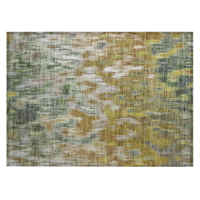 Addison Chantille ACN2129 Abstract Machine Made Transitional Brown Rug