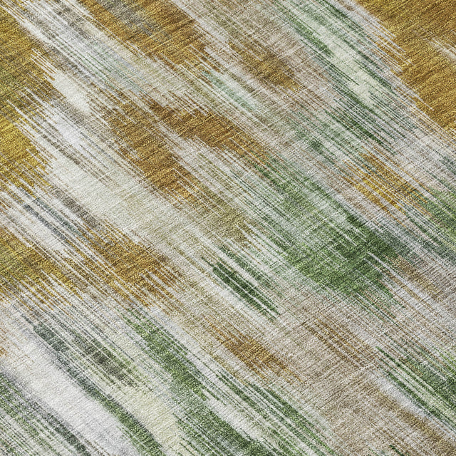 Addison Chantille ACN2129 Abstract Machine Made Transitional Brown Rug