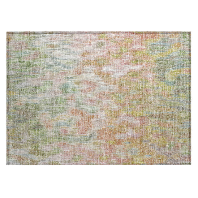 Addison Chantille ACN2129 Abstract Machine Made Transitional Coral Rug