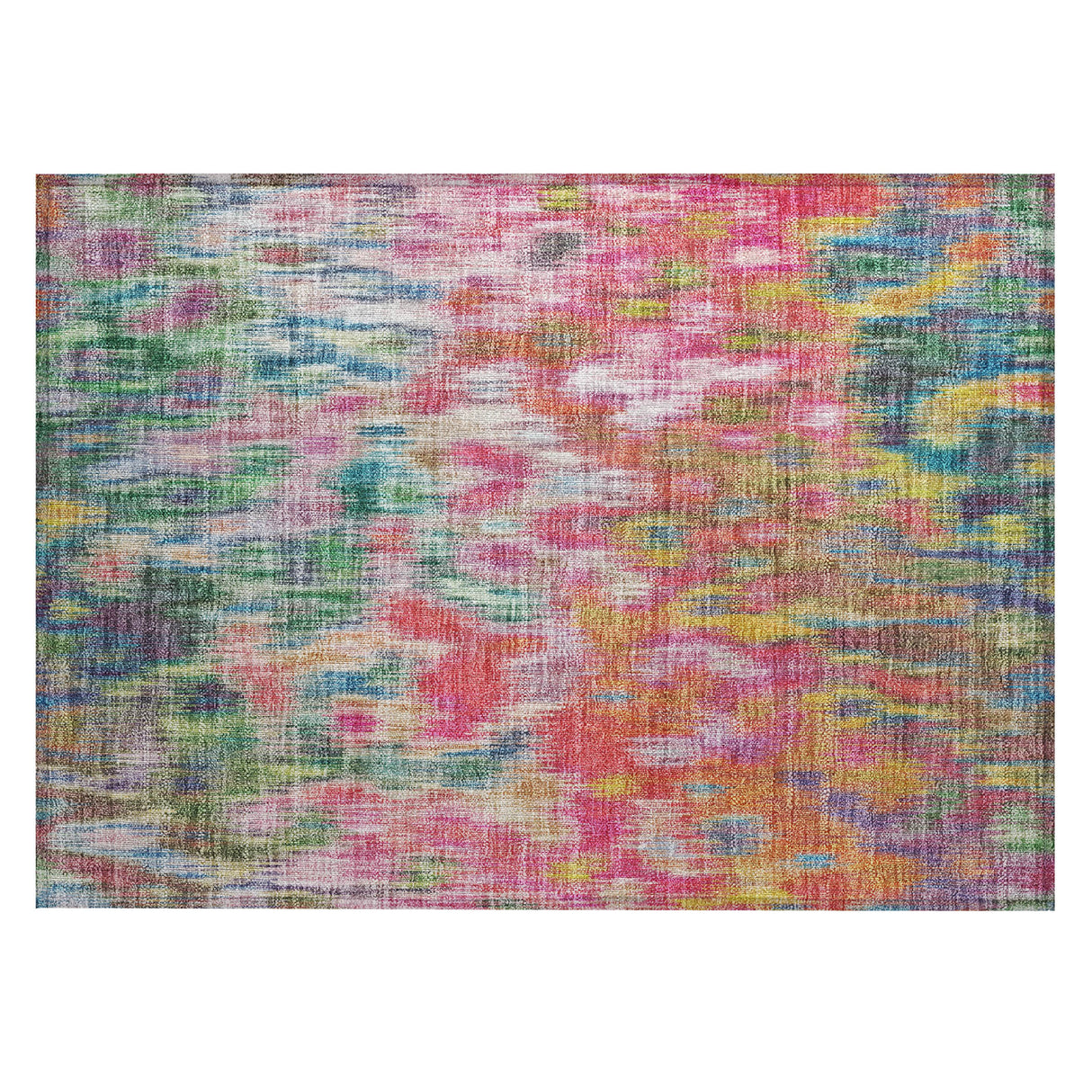 Addison Chantille ACN2129 Abstract Machine Made Transitional Pink Rug