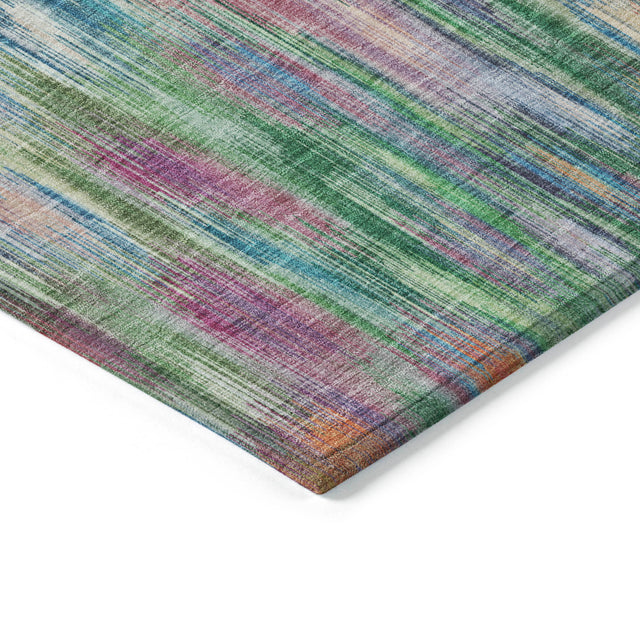 Addison Chantille ACN2129 Abstract Machine Made Transitional Pink Rug