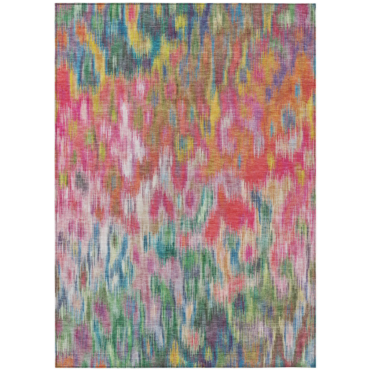 Addison Chantille ACN2129 Abstract Machine Made Transitional Pink Rug