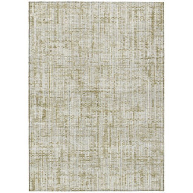 Addison Chantille ACN2130 Stripes Machine Made Transitional Beige Rug