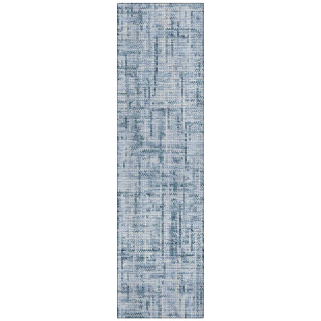 Addison Chantille ACN2130 Stripes Machine Made Transitional Blue Rug