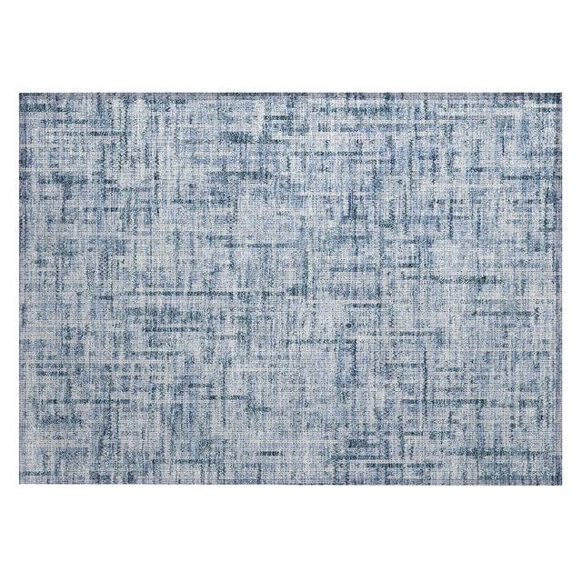 Addison Chantille ACN2130 Stripes Machine Made Transitional Blue Rug