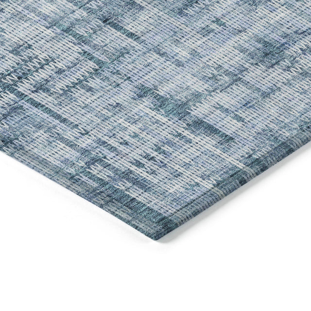 Addison Chantille ACN2130 Stripes Machine Made Transitional Blue Rug
