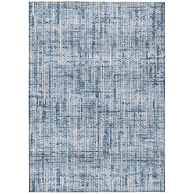 Addison Chantille ACN2130 Stripes Machine Made Transitional Blue Rug