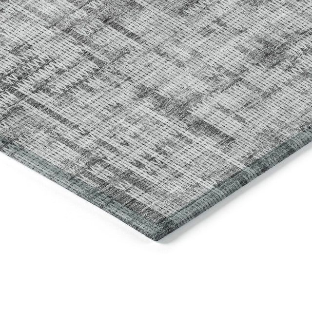Addison Chantille ACN2130 Stripes Machine Made Transitional Gray Rug