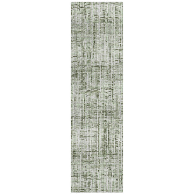 Addison Chantille ACN2130 Stripes Machine Made Transitional Green Rug